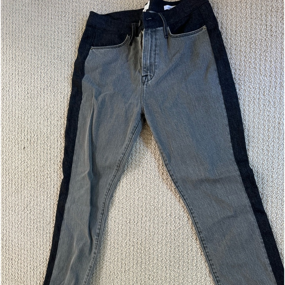 FRAME “Le High Straight” Two-toned Size 28